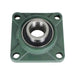 DURAFORCE 10 Pack 1-1/2" Bore UCF208-24 Pillow Block Flange Bearing 4 Bolt Solid Base
