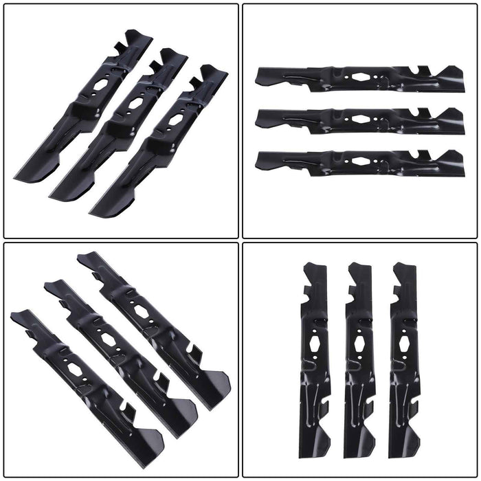 DURAFORCE 490-110-C205 3 Pack Xtreme S-Hole Blade For Cub Cadet 742P05086-X 742-05530-X