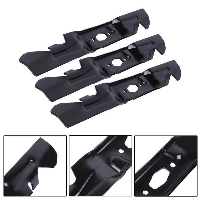 DURAFORCE 490-110-C205 3 Pack Xtreme S-Hole Blade For Cub Cadet 742P05086-X 742-05530-X
