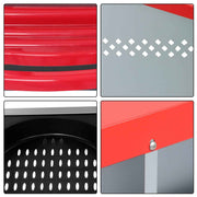 DURAFORCE Easy To Install Chicken Nesting Boxes 4 Hole Chicken Egg Laying Box W/ Perch