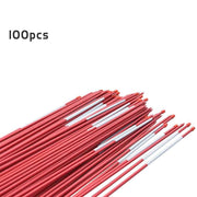 DURAFORCE Driveway Markers Snow Stakes 100 Pack of 48 Inch Long Red Reflective Markers