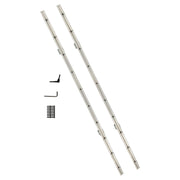 DURAFORCE New W/ 4× SBR12UU Square Type Bearings Block 2× SBR12-1500mm Linear Shaft Rail
