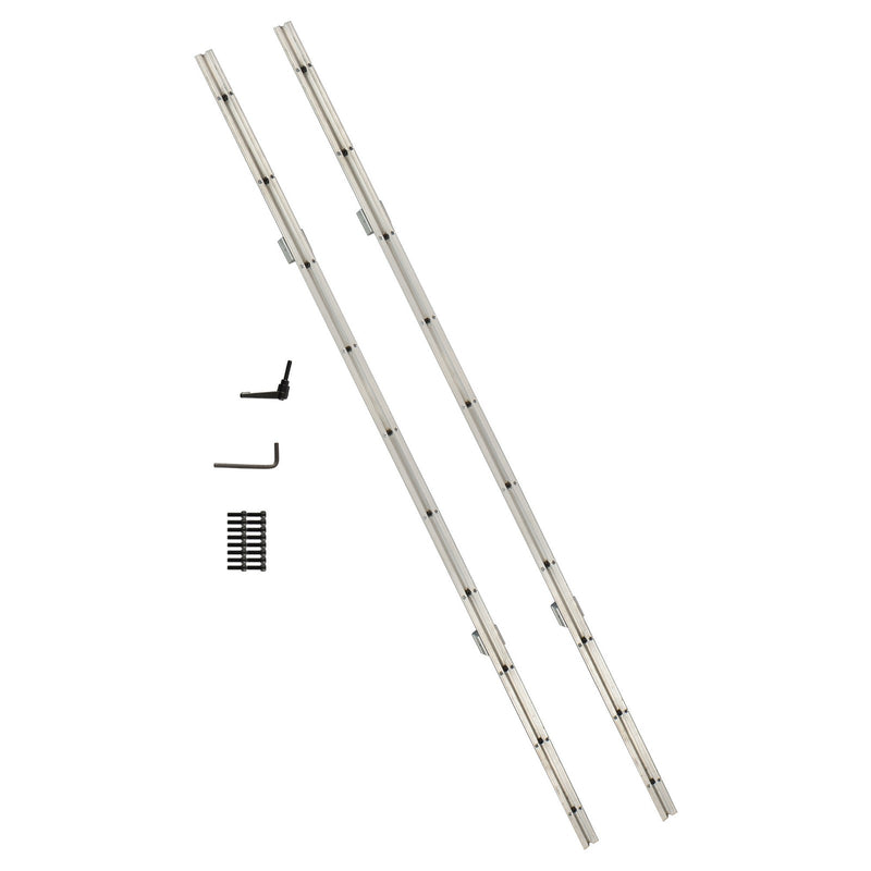 DURAFORCE New W/ 4× SBR12UU Square Type Bearings Block 2× SBR12-1500mm Linear Shaft Rail