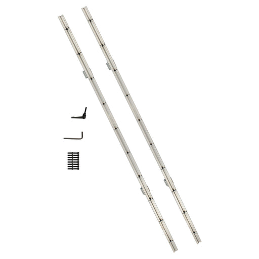 DURAFORCE New W/ 4× SBR12UU Square Type Bearings Block 2× SBR12-1500mm Linear Shaft Rail