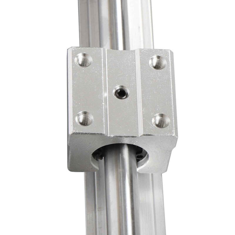 DURAFORCE New W/ 4× SBR12UU Square Type Bearings Block 2× SBR12-1500mm Linear Shaft Rail