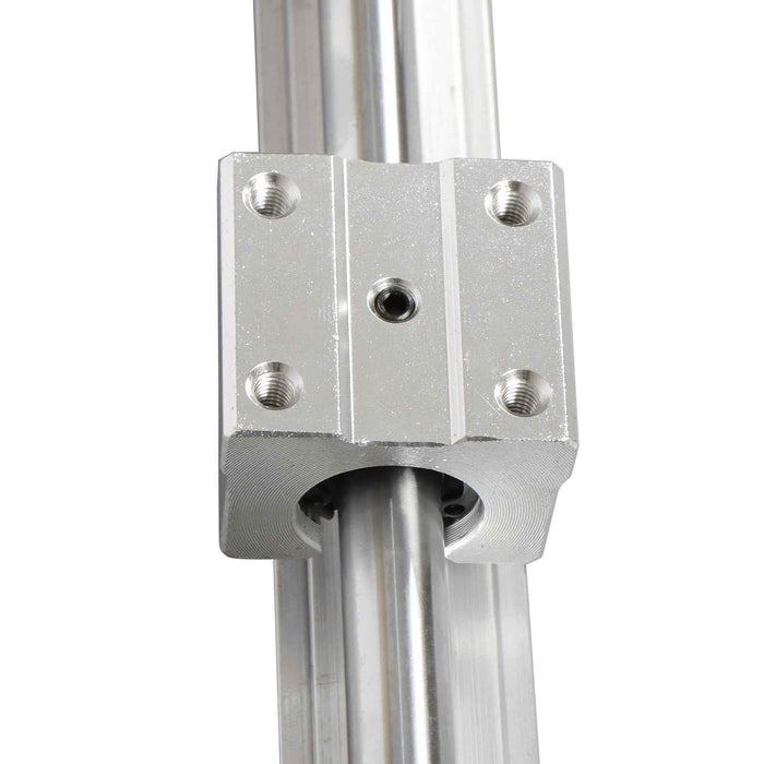 DURAFORCE New W/ 4× SBR12UU Square Type Bearings Block 2× SBR12-1500mm Linear Shaft Rail
