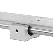 DURAFORCE New W/ 4× SBR12UU Square Type Bearings Block 2× SBR12-1500mm Linear Shaft Rail