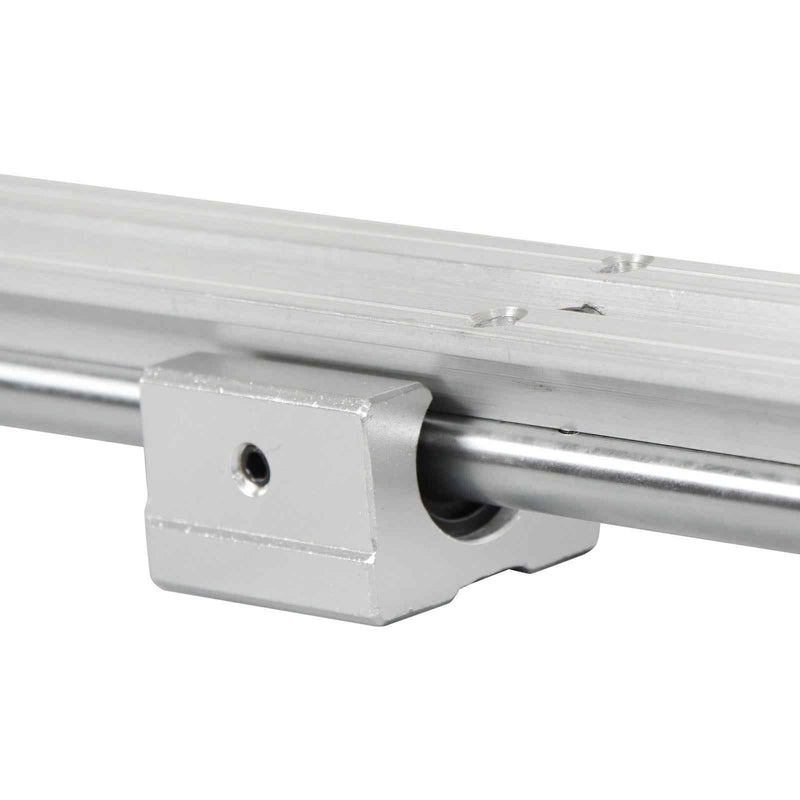 DURAFORCE New W/ 4× SBR12UU Square Type Bearings Block 2× SBR12-1500mm Linear Shaft Rail