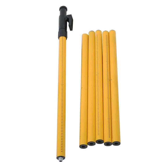 DURAFORCE Max 4.2M/13.8FT Height Laser Level Pole Mount Telescopic Pole with 1/4'' Thread