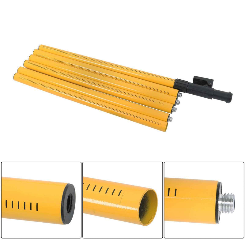 DURAFORCE Max 4.2M/13.8FT Height Laser Level Pole Mount Telescopic Pole with 1/4'' Thread