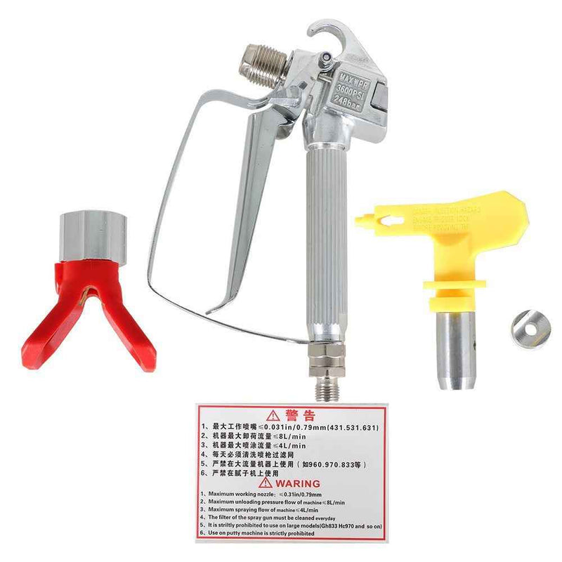 DURAFORCE For Sprayers 3600PSI Airless Paint Spray Gun 517 Spray Tip+Nozzle Guard