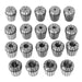 DURAFORCE 19 Pack Spring Collet Set ER32 For Machine And Milling Lathe Tool Engraving