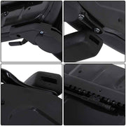 DURAFORCE Black Seat Tractors Forklift Seat Universal With Adjustable Backrest Armrest