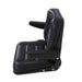 DURAFORCE Black Seat Tractors Forklift Seat Universal With Adjustable Backrest Armrest