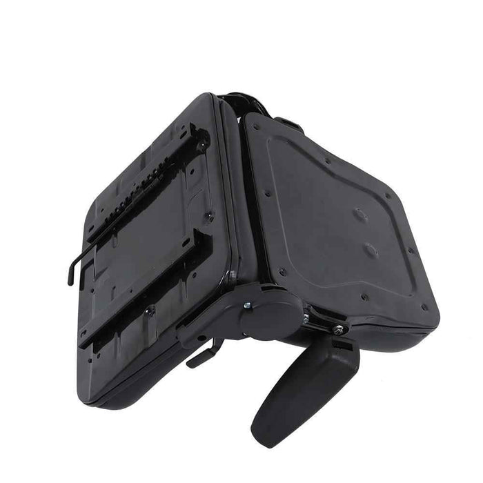 DURAFORCE Black Seat Tractors Forklift Seat Universal With Adjustable Backrest Armrest