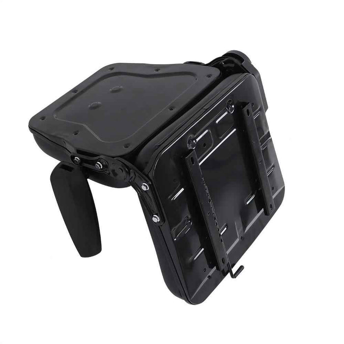 DURAFORCE Black Seat Tractors Forklift Seat Universal With Adjustable Backrest Armrest