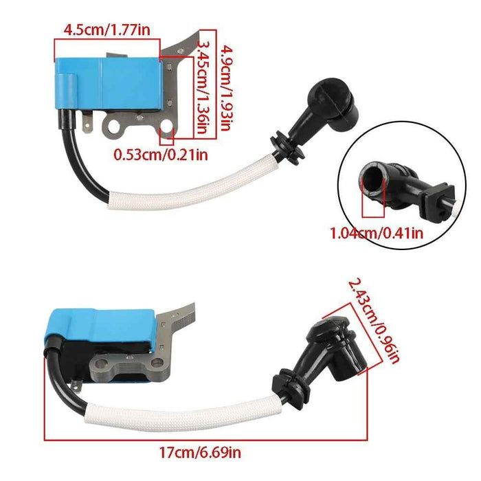 DURAFORCE Lawn Mower Ignition Coil For Echo SRM-2620 PPT-2620 A411001791 A411001710