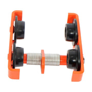 DURAFORCE Manually Trolley 2 Ton/4400LBS, Steel Push Beam Trolley, Trolley Crane 65-190mm