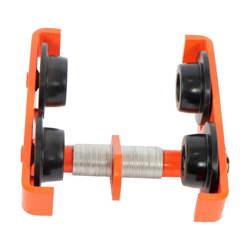 DURAFORCE Manually Trolley 2 Ton/4400LBS, Steel Push Beam Trolley, Trolley Crane 65-190mm