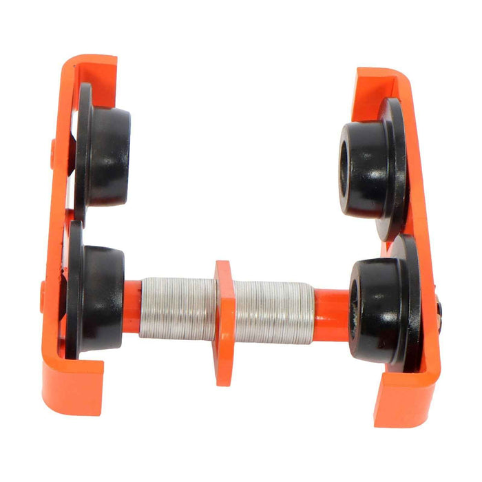 DURAFORCE Manually Trolley 2 Ton/4400LBS, Steel Push Beam Trolley, Trolley Crane 65-190mm