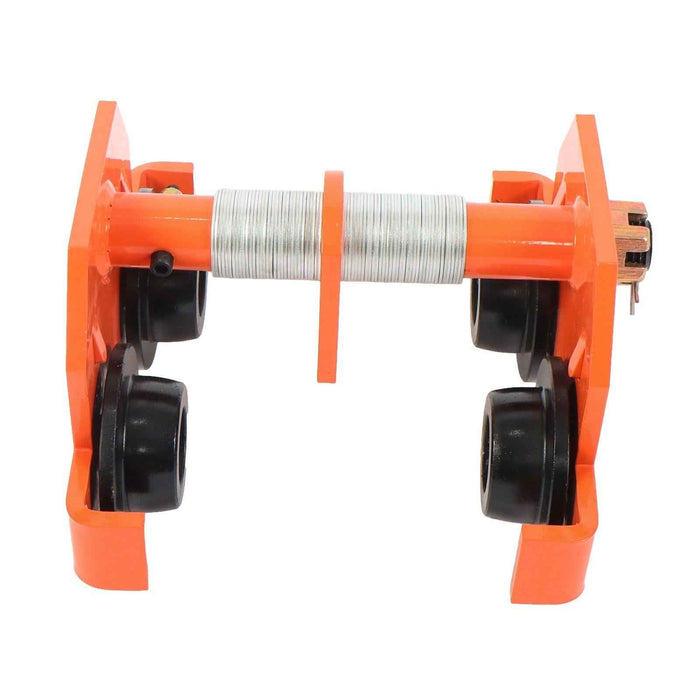 DURAFORCE Manually Trolley 2 Ton/4400LBS, Steel Push Beam Trolley, Trolley Crane 65-190mm