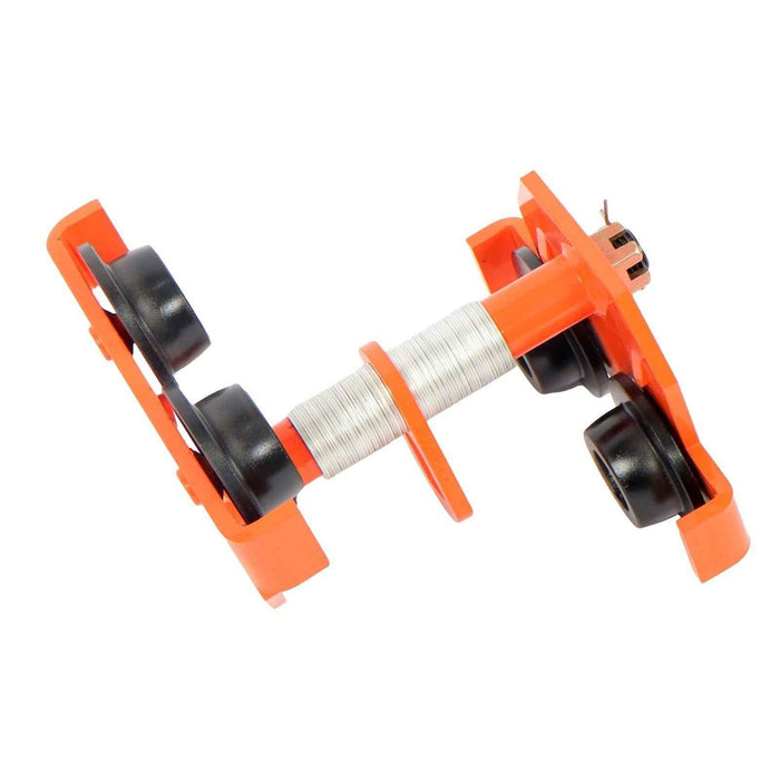 DURAFORCE Manually Trolley 2 Ton/4400LBS, Steel Push Beam Trolley, Trolley Crane 65-190mm