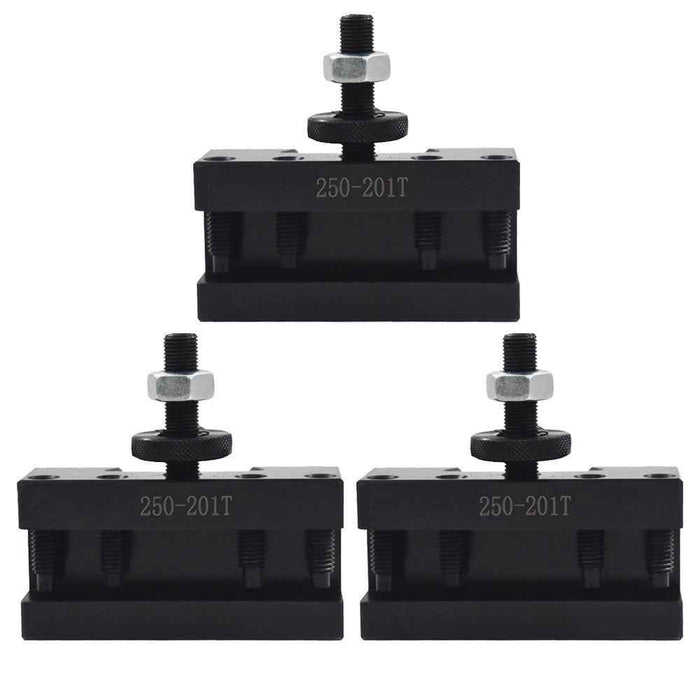 DURAFORCE Oversize 3/4" Turning Quick Change Tool Post Holder Lathe 3 Pack BXA 250-201T