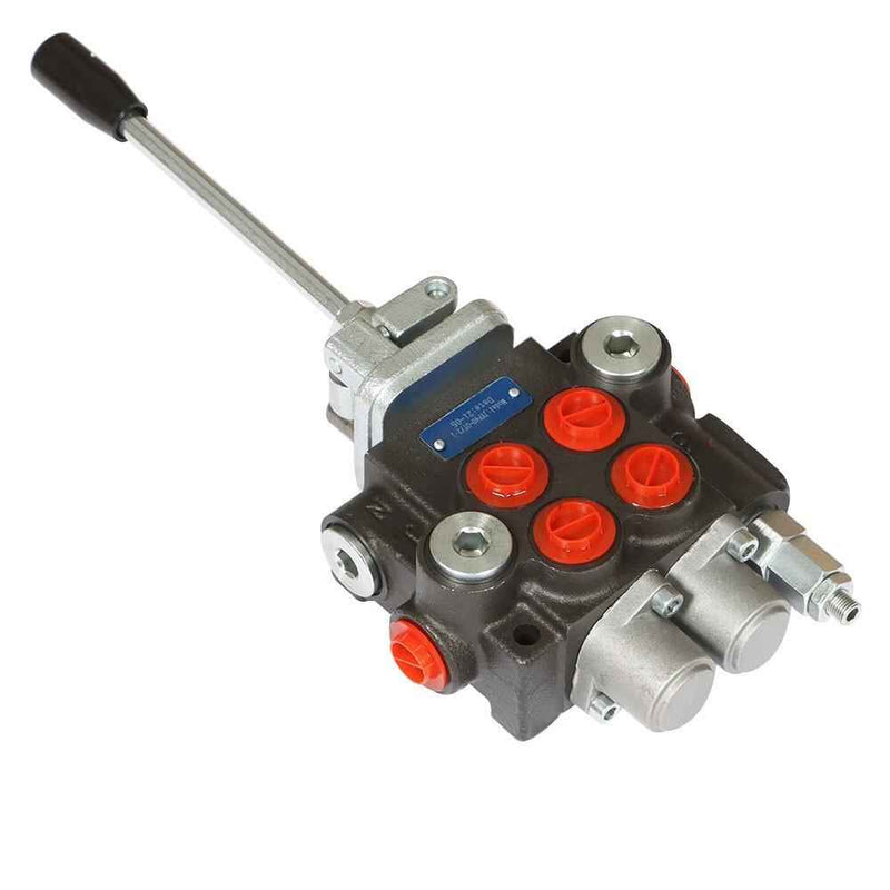 DURAFORCE Hydraulic Control Valve 2 Spool 11GPM Double Acting with Conversion Plug