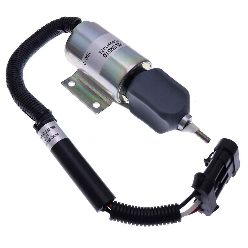 DURAFORCE 12V Fuel Solenoid 59009134 for Ingersoll-Rand DD-130 Compactor B5.9-C SA-4532-12