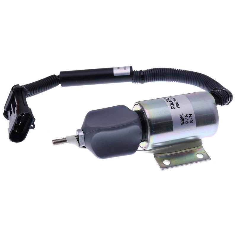 DURAFORCE 12V Fuel Solenoid 59009134 for Ingersoll-Rand DD-130 Compactor B5.9-C SA-4532-12