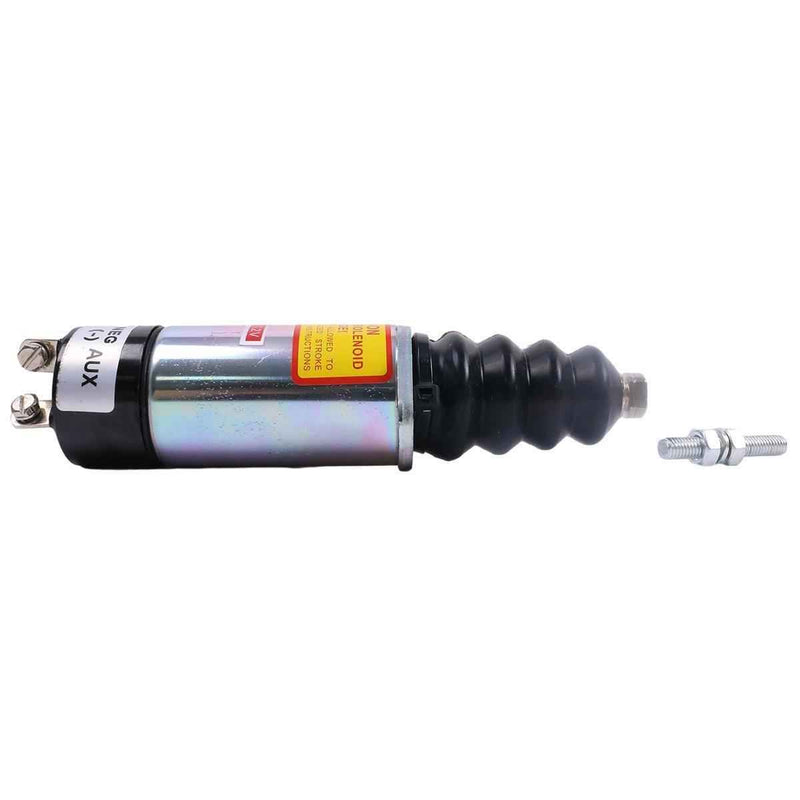DURAFORCE 12V Fuel Shutoff Solenoid 1502-12D6U1B2S1A 023041 for Woodward Westerbeke