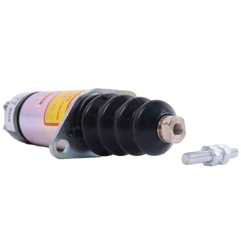 DURAFORCE 12V Fuel Shutoff Solenoid 1502-12D6U1B2S1A 023041 for Woodward Westerbeke