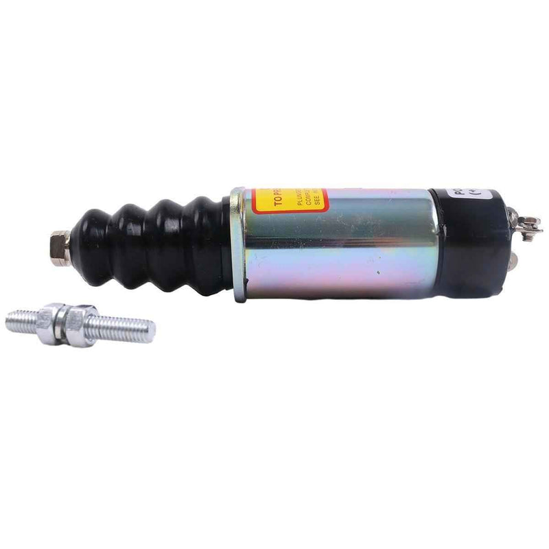 DURAFORCE 12V Fuel Shutoff Solenoid 1502-12D6U1B2S1A 023041 for Woodward Westerbeke