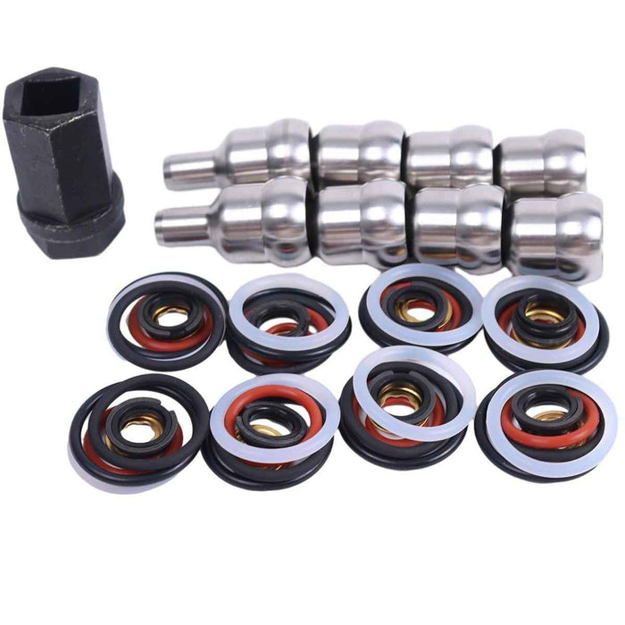 DURAFORCE Oil Rail Leak Repair Kit Tool O-Rings & Seal for 03-2010Ford 6.0L Powerstroke