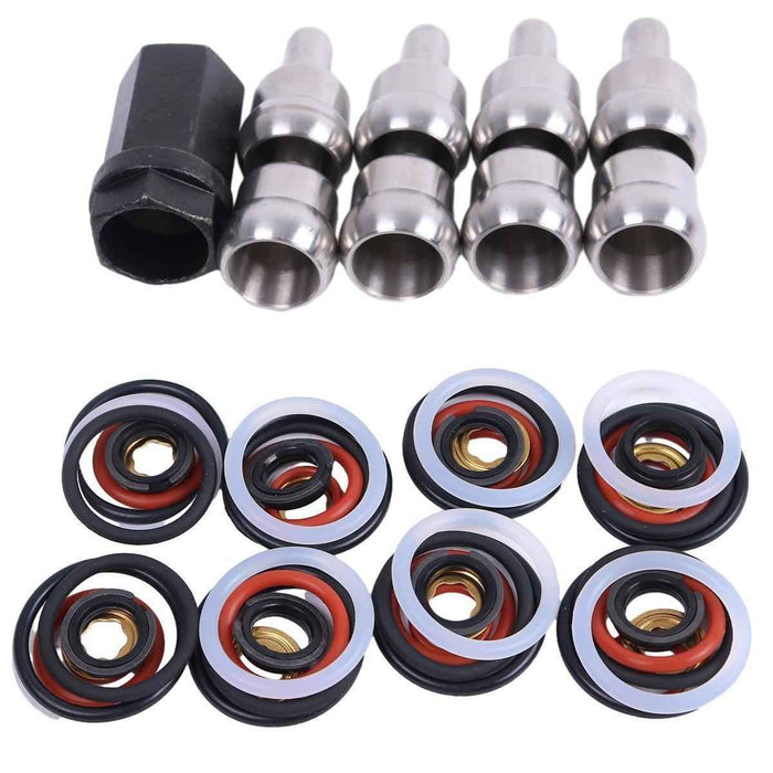 DURAFORCE Oil Rail Leak Repair Kit Tool O-Rings & Seal for 03-2010Ford 6.0L Powerstroke