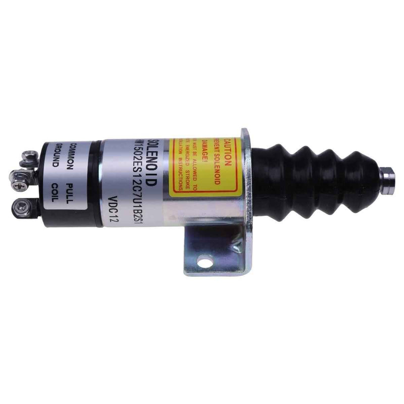 DURAFORCE 12V Fuel Stop Solenoid 1502ES-12C7U1B2S1 1500-1004 for Woodward Engine