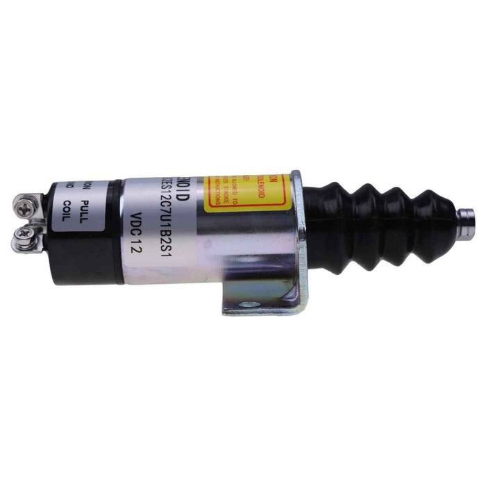 DURAFORCE 12V Fuel Stop Solenoid 1502ES-12C7U1B2S1 1500-1004 for Woodward Engine
