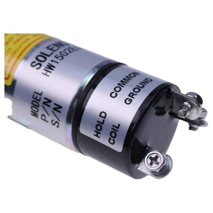 DURAFORCE 12V Fuel Stop Solenoid 1502ES-12C7U1B2S1 1500-1004 for Woodward Engine