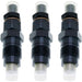 DURAFORCE 3X Fuel Injectors 11951-53000 119515-53001 For Yanmar 3TNV70 3TNV88 3YM30 2YM15