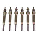DURAFORCE 6Pcs 24V Glow Plug 11065-10T01 for Nissan Engine TD23 TD25 TD27 TD42 F03
