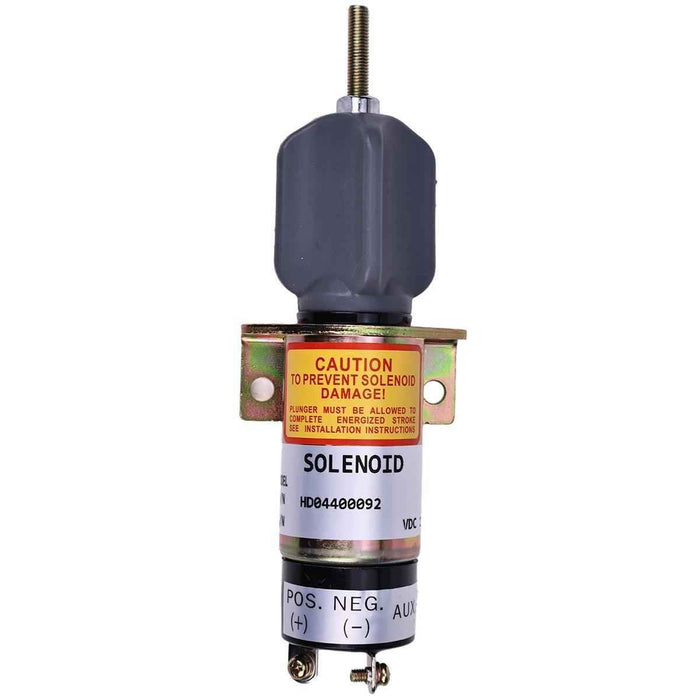 DURAFORCE 12V 3 Terminals Shutoff Solenoid 1504-12C2U1B1S1A for Woodward Synchro Start