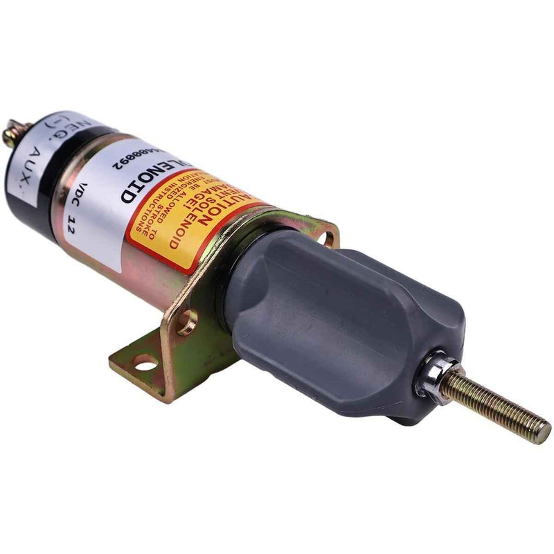 DURAFORCE 12V 3 Terminals Shutoff Solenoid 1504-12C2U1B1S1A for Woodward Synchro Start