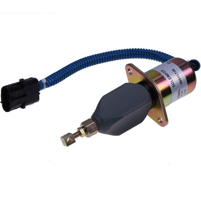 DURAFORCE 12V Stop Solenoid 1751ES-12A6UC3B1S5 for Gehl SL4625 4625DX Kubota V2203 Engine