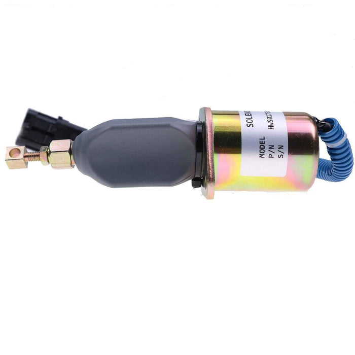 DURAFORCE 12V Stop Solenoid 1751ES-12A6UC3B1S5 for Gehl SL4625 4625DX Kubota V2203 Engine