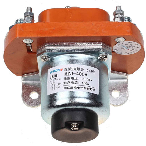 DURAFORCE 36V 400A Main Contactor Solenoid MZJ-400A For Heavy Duty Golf Cart Car