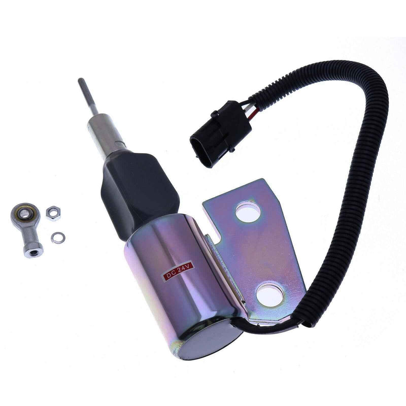 DURAFORCE 24V Stop Solenoid 3991168 3964628 SA-4941-24 For Cummins 4BT Engine Hyundai R130