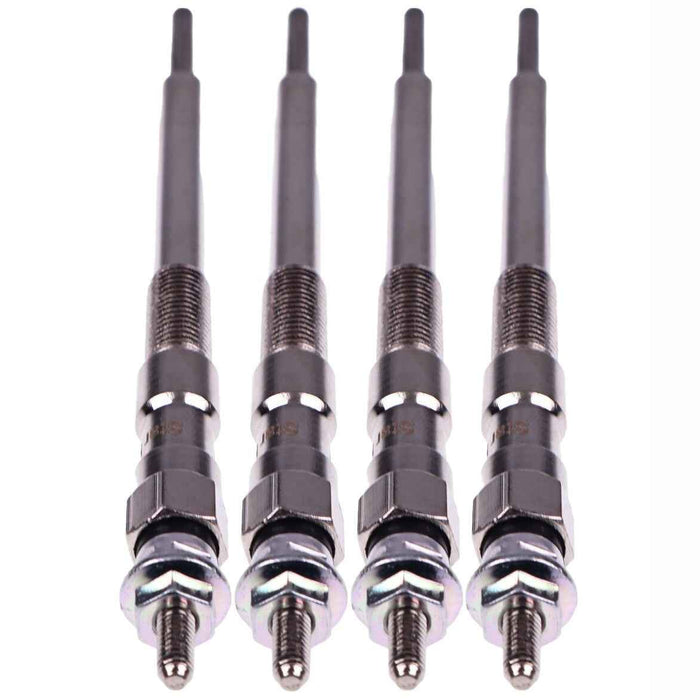 DURAFORCE 4Pcs Glow Plug 1J705-65510 1J702-65510for Kubota V2607 KX057-4 U55-4 U55-5