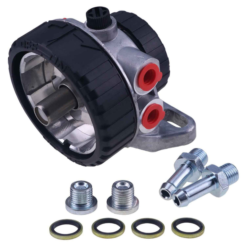 DURAFORCE Fuel Filter Head RE500160 for John Deere 5410 6400 6410 5300 7200 7610 7710 7810