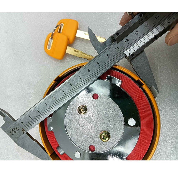 DURAFORCE Fuel Cap w/2 Keys for Komatsu PC60-8 PC100-3 PC110-7 PC120-5 PC120-6 PC130-7