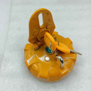 DURAFORCE Fuel Cap w/2 Keys for Komatsu PC60-8 PC100-3 PC110-7 PC120-5 PC120-6 PC130-7